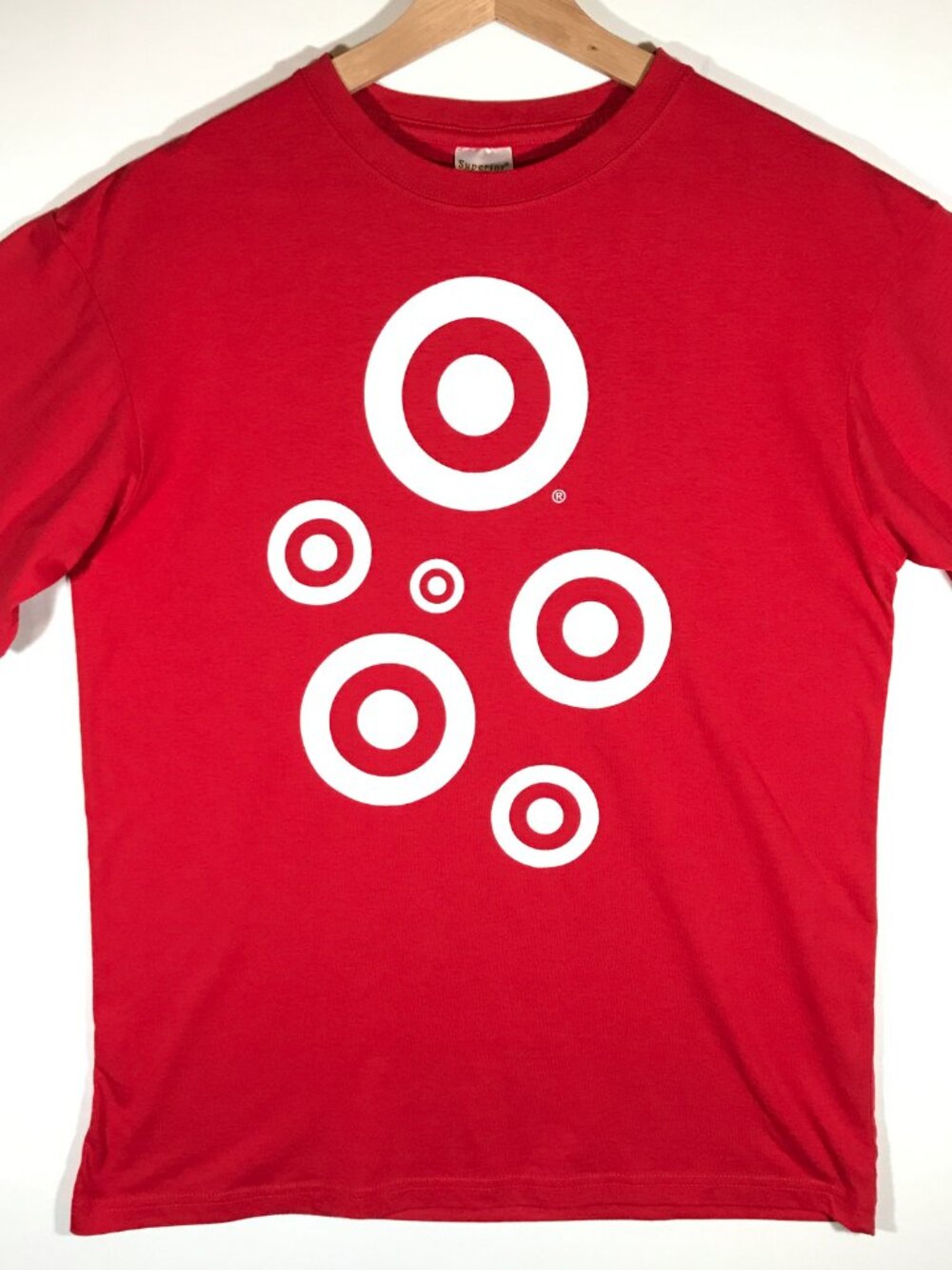 Superior Uniform Group Target Adult's Medium Red Volunteer Short Sleeve T-Shirt
